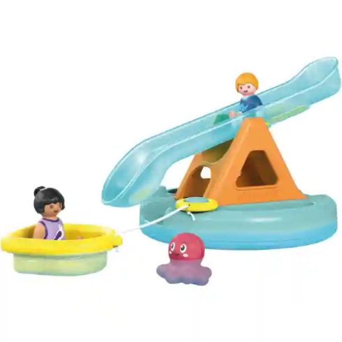 Playmobil 71687 Junior Aqua fürdőjáték vízicsúszdával