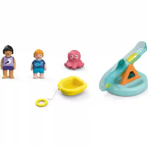 Playmobil 71687 Junior Aqua fürdőjáték vízicsúszdával