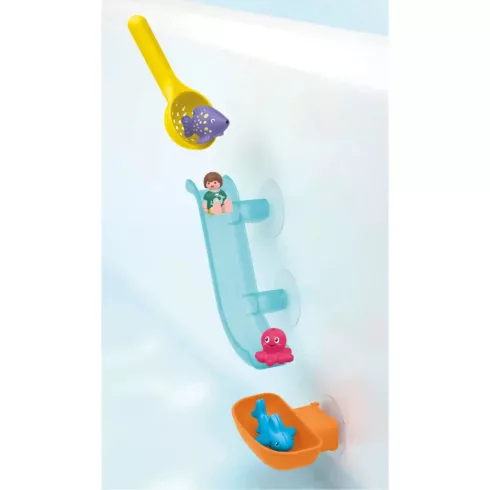 Playmobil 71689 Junior Aqua horgászos fürdőjáték tengeri állatkákkal