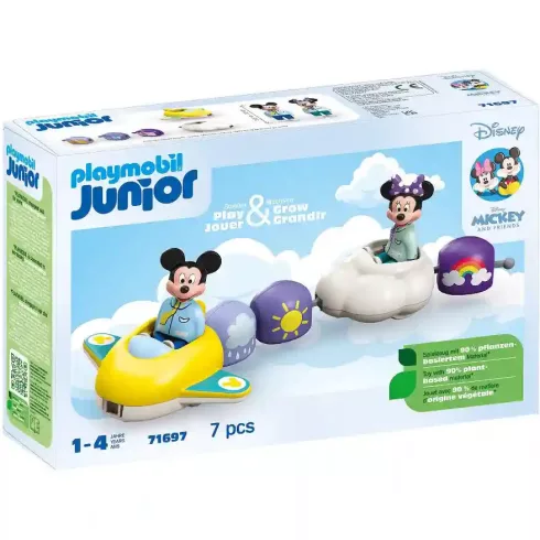 Playmobil 71697 Junior Disney - Mickey és Minnie felhőrepülővel