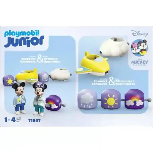 Playmobil 71697 Junior Disney - Mickey és Minnie felhőrepülővel