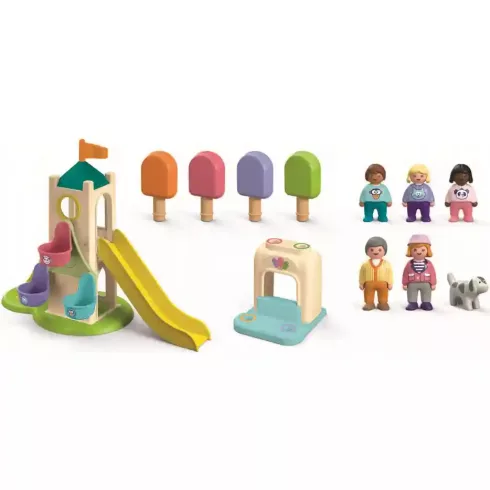 Playmobil 71703 Junior Játszótér fagyizóval