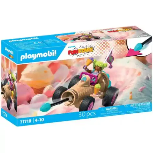 Playmobil 71718 Fagyi versenyautó kilövővel