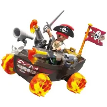Playmobil 71720 Kalózhajó versenyautó kilövővel