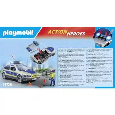 Playmobil 71729 Rendőrautó hanggal és fénnyel