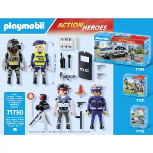 Playmobil 71730 Rendőrségi figuraszett