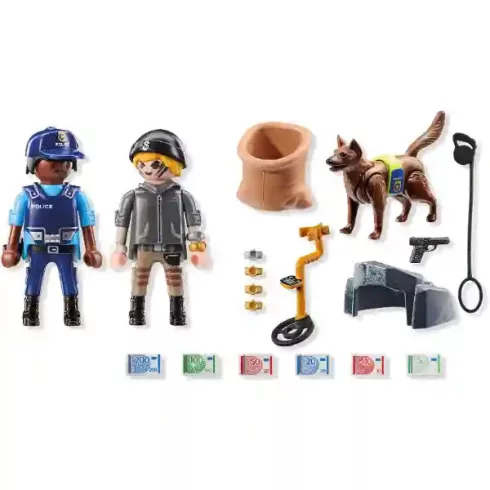 Playmobil 71731 Nyomkövetés rendőrkutyával