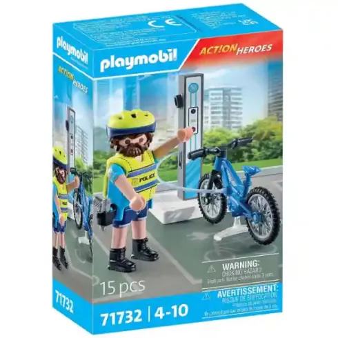 Playmobil 71732 Biciklis rendőr
