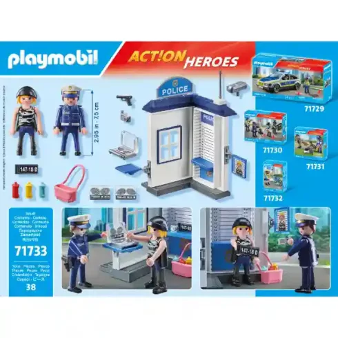 Playmobil 71733 Rendőrségi kihallgatószoba