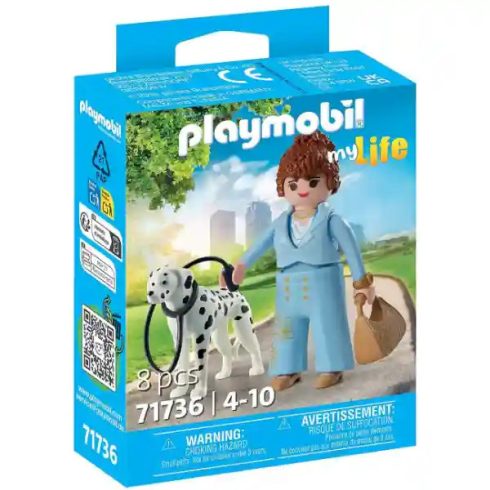 Playmobil 71736 Üzletasszony dalmata kutyával