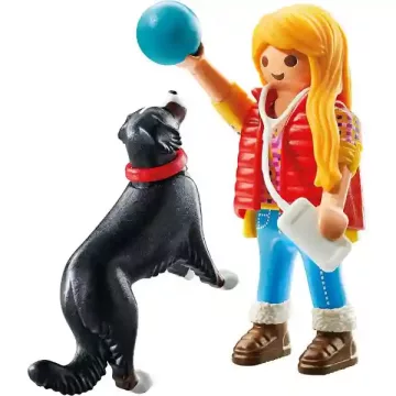 Playmobil 71738 Lány svájci pásztorkutyával
