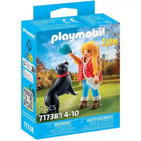 Playmobil 71738 Lány svájci pásztorkutyával