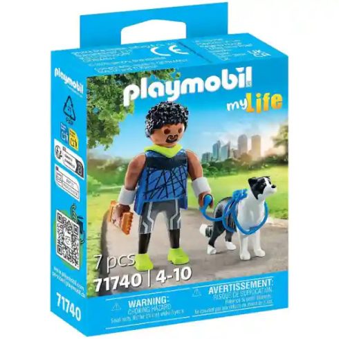 Playmobil 71740 Futó border collie kutyával