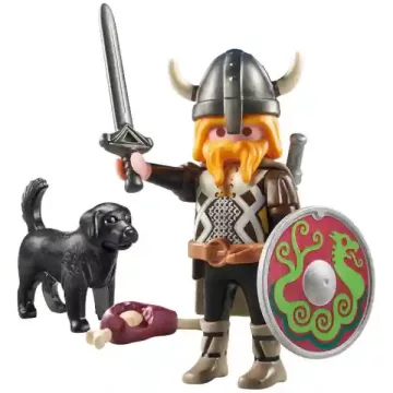 Playmobil 71755 Viking harcos őrkutyával