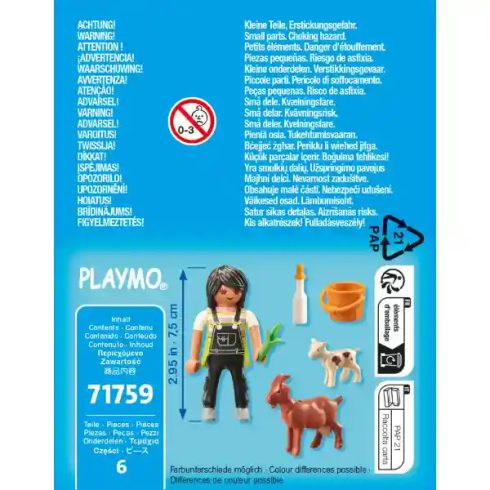 Playmobil 71759 Gazdasszony kecskékkel