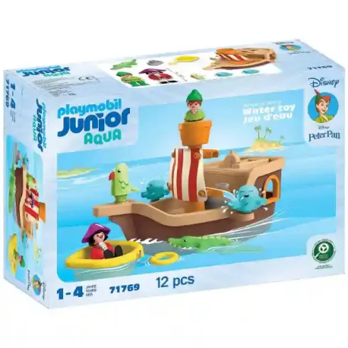 Playmobil 71769 Junior Disney - Pán Péter kalózhajója fürdőjáték