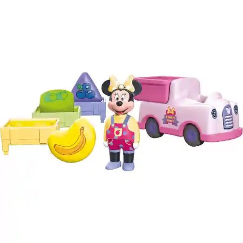 Playmobil 71770 Junior Disney - Minnie egér gyümölcsszállító teherautója formaválogatóval