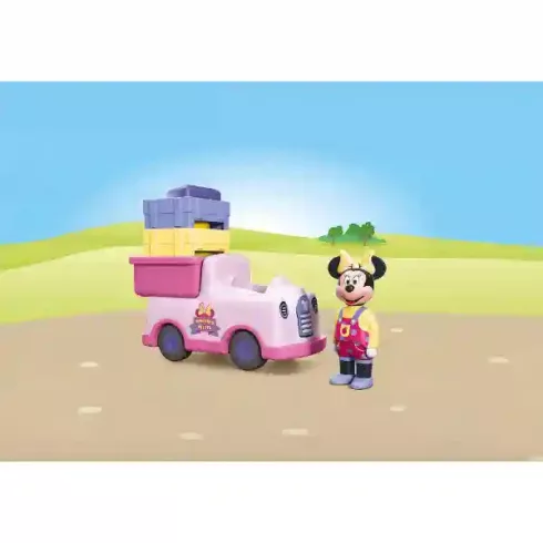 Playmobil 71770 Junior Disney - Minnie egér gyümölcsszállító teherautója formaválogatóval