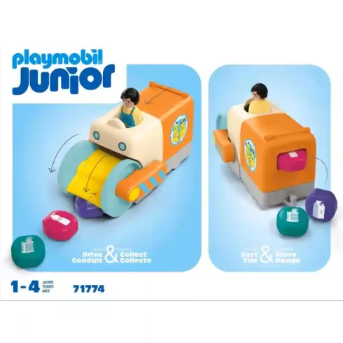 Playmobil 71774 Junior - Kukásautó forgó lapátokkal