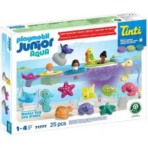 Playmobil 71777 Junior Karácsony - Adventi kalendárium, naptár - Fürdőjáték