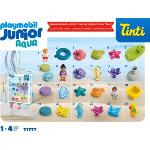 Playmobil 71777 Junior Karácsony - Adventi kalendárium, naptár - Fürdőjáték