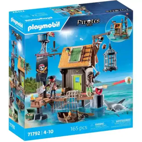 Playmobil 71792 Nagy kalózkikötő börtönnel és cápával
