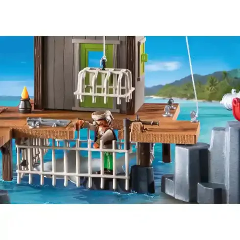 Playmobil 71792 Nagy kalózkikötő börtönnel és cápával