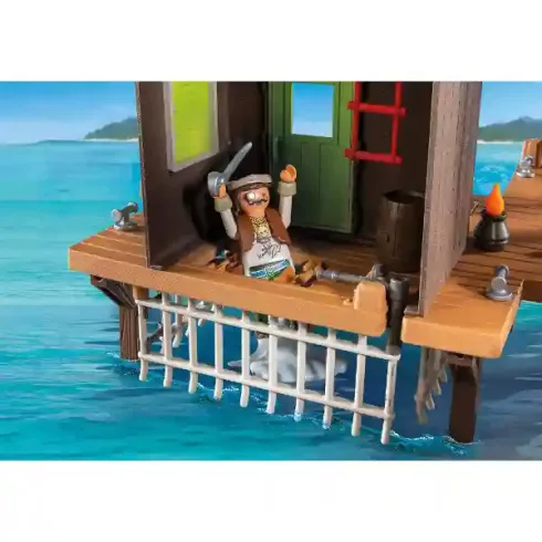 Playmobil 71792 Nagy kalózkikötő börtönnel és cápával
