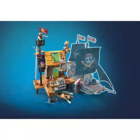 Playmobil 71792 Nagy kalózkikötő börtönnel és cápával