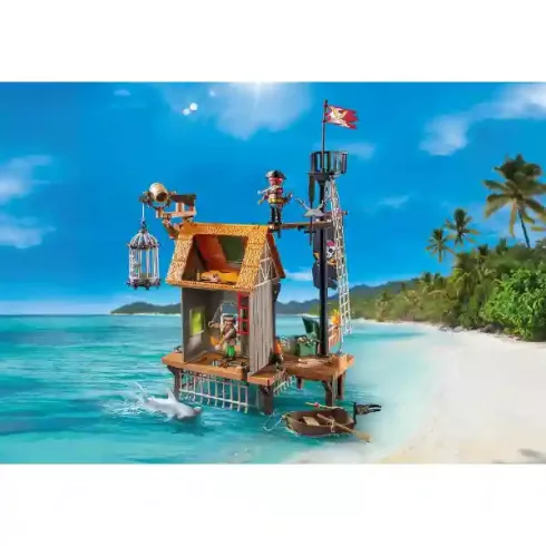 Playmobil 71792 Nagy kalózkikötő börtönnel és cápával