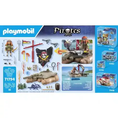 Playmobil 71794 Harci kalóztutaj kincsekkel