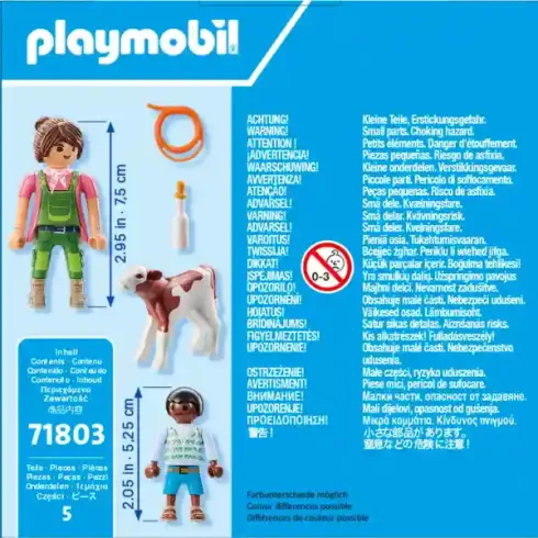 Playmobil 71803 Gazdasszony borjúval és gyerekkel
