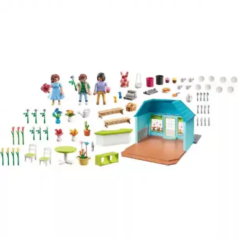 Playmobil 71807 Virágbolt kávézóval
