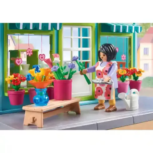 Playmobil 71807 Virágbolt kávézóval