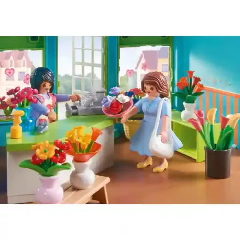 Playmobil 71807 Virágbolt kávézóval