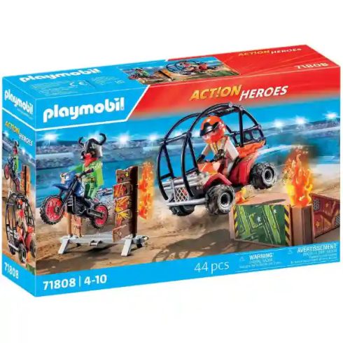 Playmobil 71808 Stuntshow - Motoros és quados kaszkadőrök