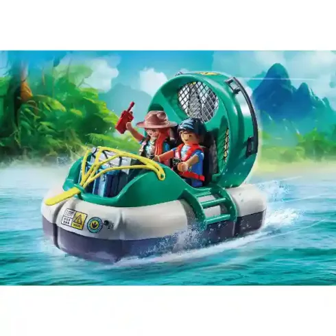 Playmobil 71819 Brachiosaurus dino légpárnás hajóval