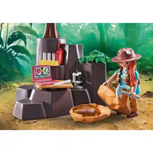 Playmobil 71819 Brachiosaurus dino légpárnás hajóval