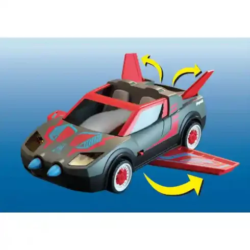 Playmobil 71832 Heroes - Szuperhősök összecsapása rakétakilövő autóval