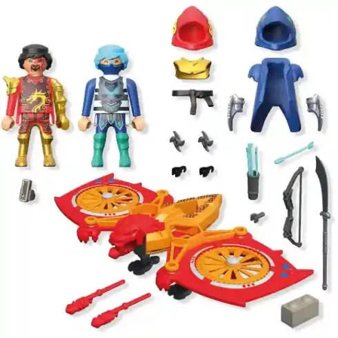 Playmobil 71833 Heroes - Szuperhősök sárkánydrón csatája