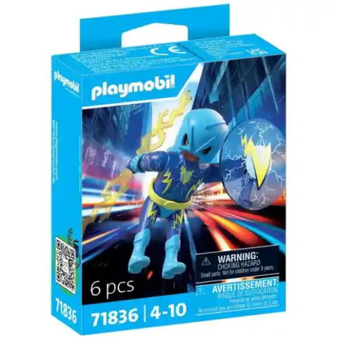 Playmobil 71836 Heroes - Blue Voltage, a villámhős