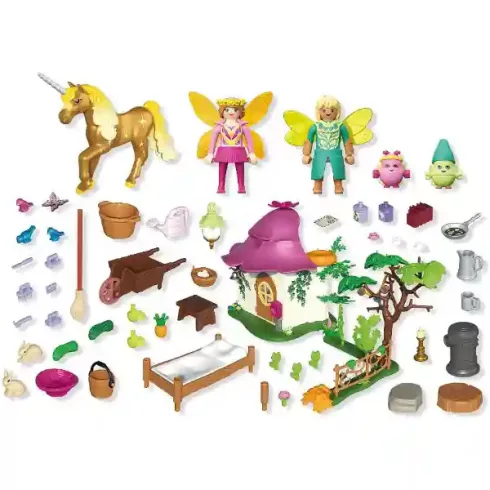 Playmobil 71838 Tündérház arany unikornissal és istállóval