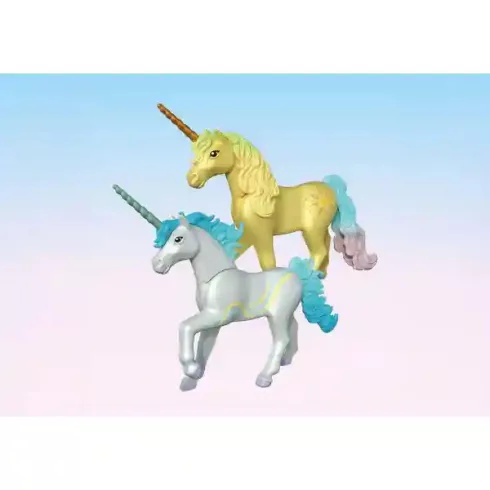 Playmobil 71840 Szivárványvirág, a csillogó unikornis és tündér barátja