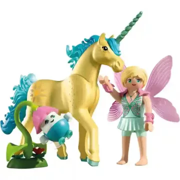   Playmobil 71842 Napfényvirág, a csillogó unikornis és tündér barátja