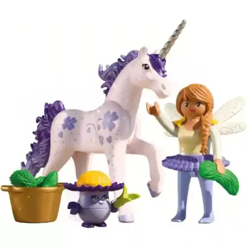   Playmobil 71843 Szerencselevendula, a csillogó unikornis és tündér barátja