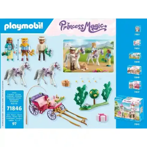 Playmobil 71846 Királyi lovas hintó hercegnővel és herceggel