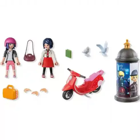 Playmobil 71864 Miraculous: Marinette robogós kalandja Párizsban