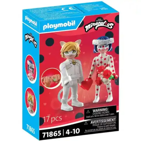 Playmobil 71865 Miraculous: Katicabogár és Fekete Macska esküvői álma