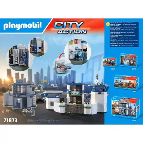 Playmobil 71873 Rendőrségi parancsnoki központ