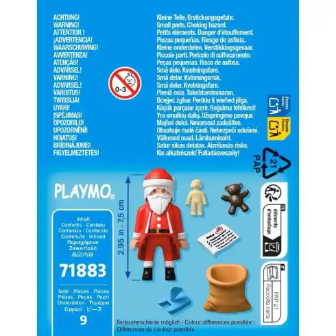 Playmobil 71883 Télapó (Mikulás) kívánságlistával